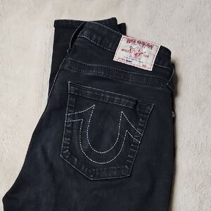True Religion Black Denim Jeans